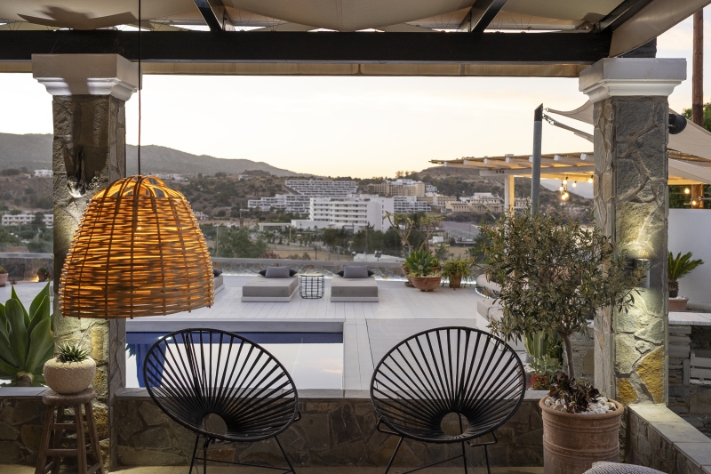 Best Villa in Rhodes to Rent | Villa Galini Campagne Lounge